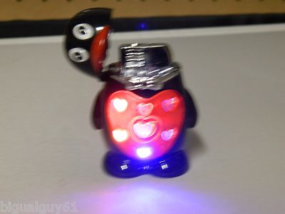 Red Front Penguin Shaped Jet Torch Lighter With Flashing LED Colorful - Lighter Deals USA