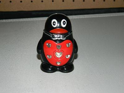 Red Front Penguin Shaped Jet Torch Lighter With Flashing LED Colorful - Lighter Deals USA