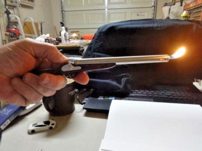 Rifle Shotgun Gun Shaped Butane Lighter Refillable 9" BBQ Lighter USA - Lighter Deals USA