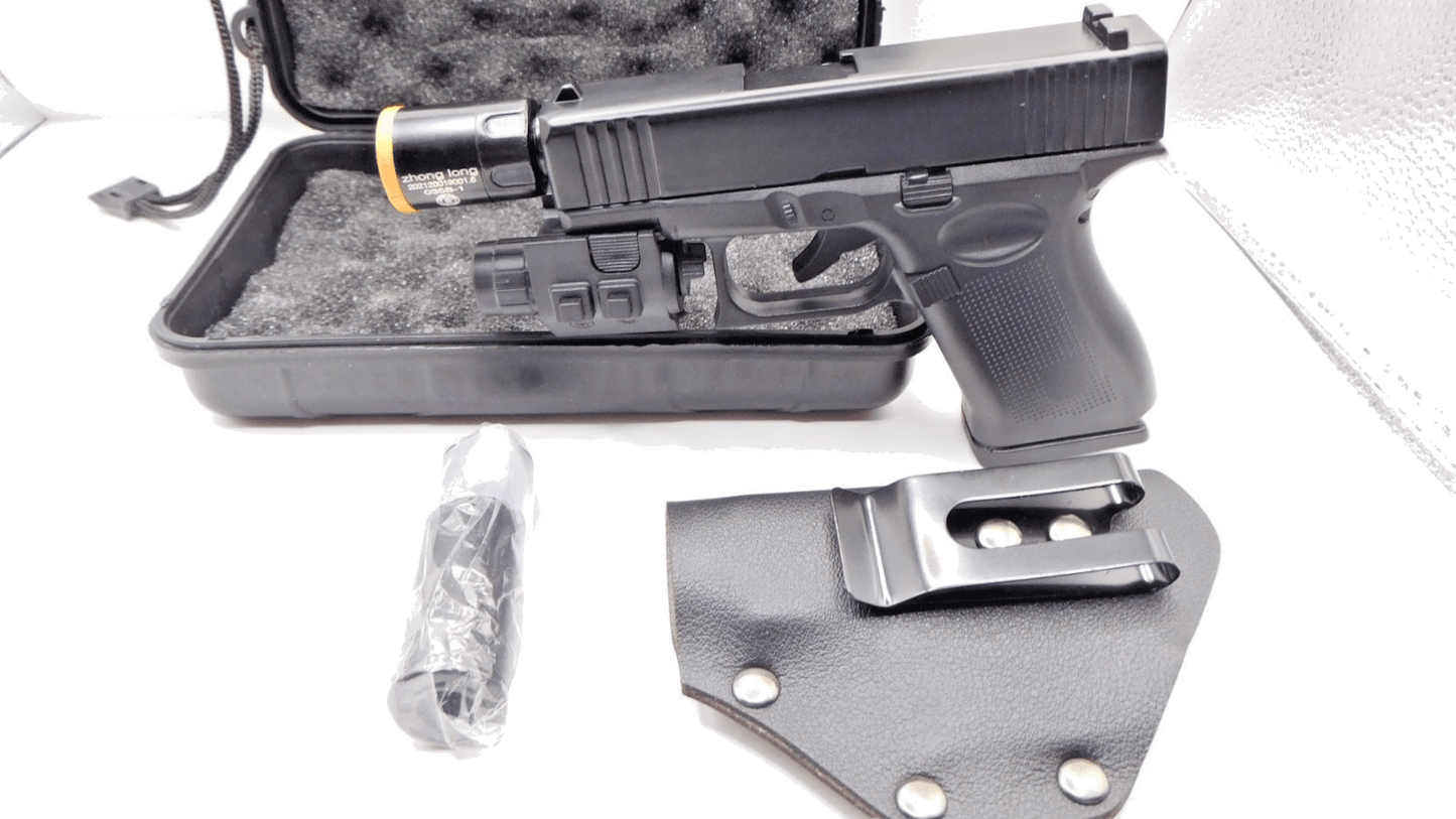 Sportsman 9mm Gun Shape Jet Torch Lighter Includes Case - Lighter Deals USA