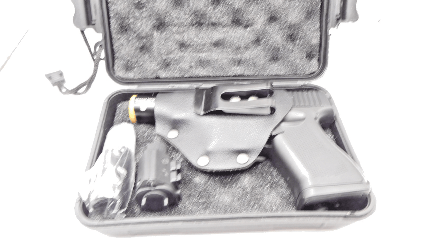 Sportsman 9mm Gun Shape Jet Torch Lighter Includes Case - Lighter Deals USA