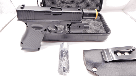 Sportsman 9mm Gun Shape Jet Torch Lighter Includes Case - Lighter Deals USA