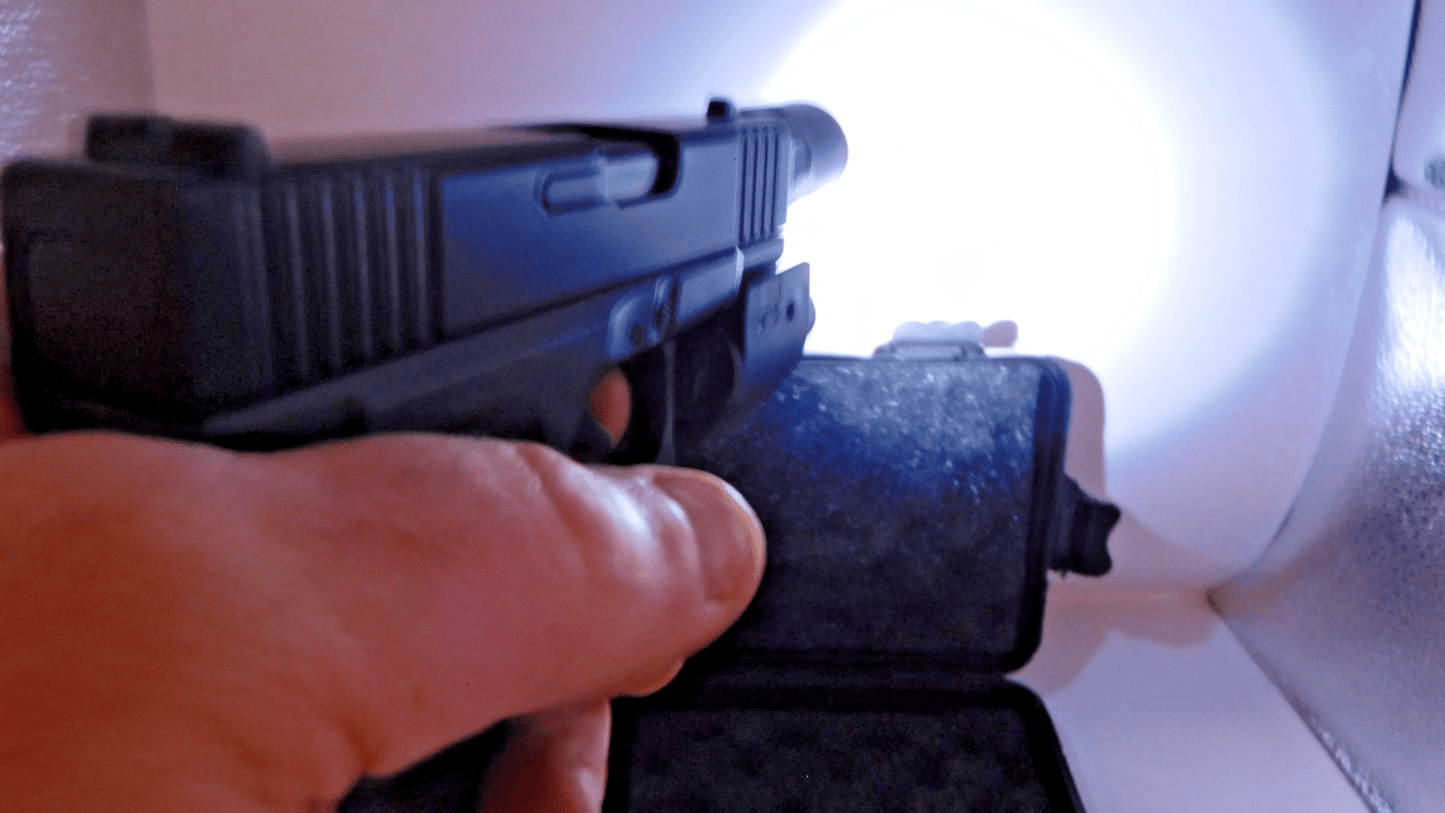Sportsman 9mm Gun Shape Jet Torch Lighter Includes Case - Lighter Deals USA