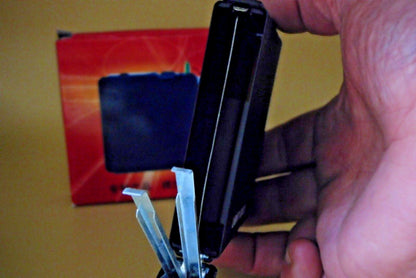 Sturdy Cigarette Case With Built In Jet Torch Lighter King Size USA St - Lighter Deals USA