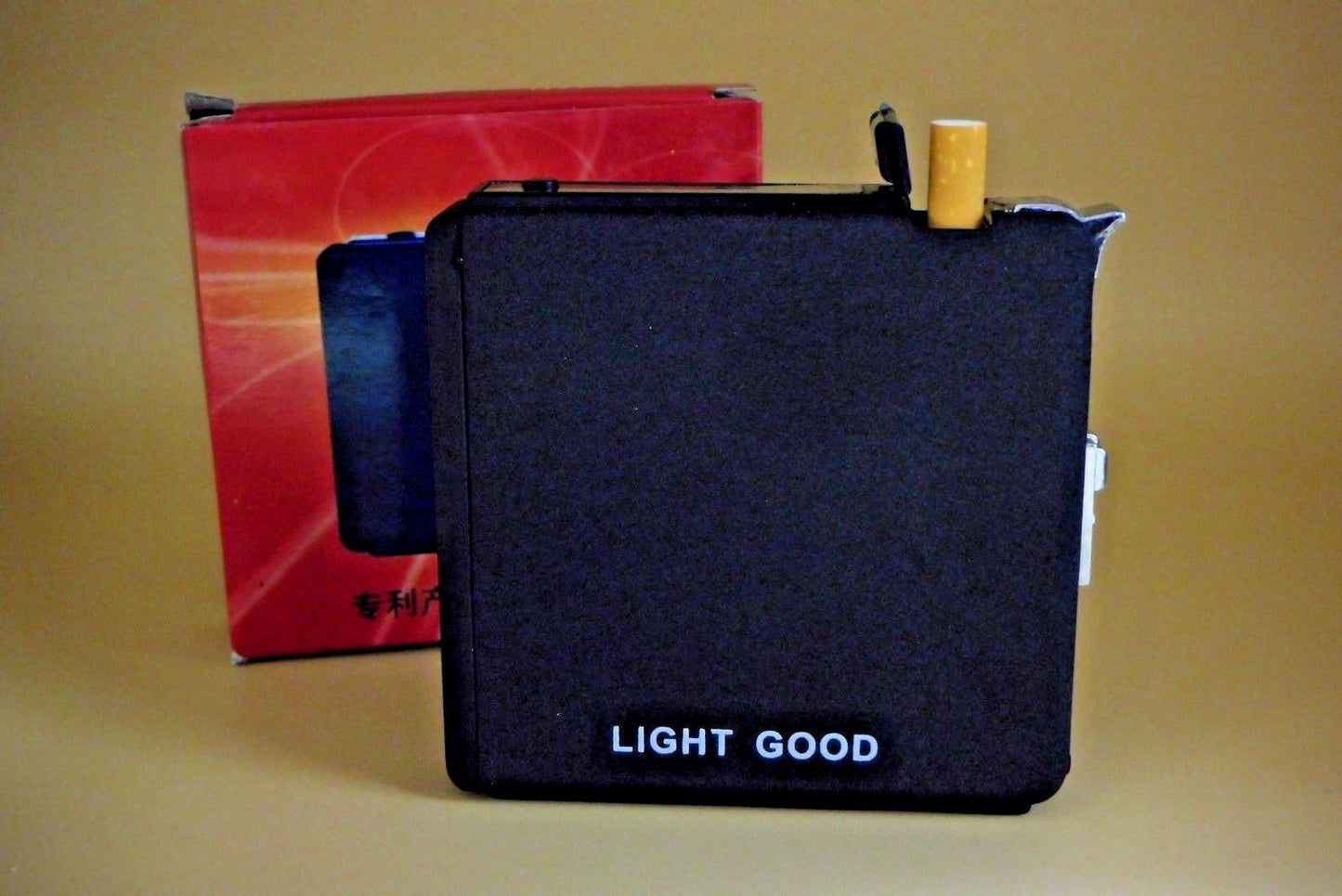 Sturdy Cigarette Case With Built In Jet Torch Lighter King Size USA St - Lighter Deals USA