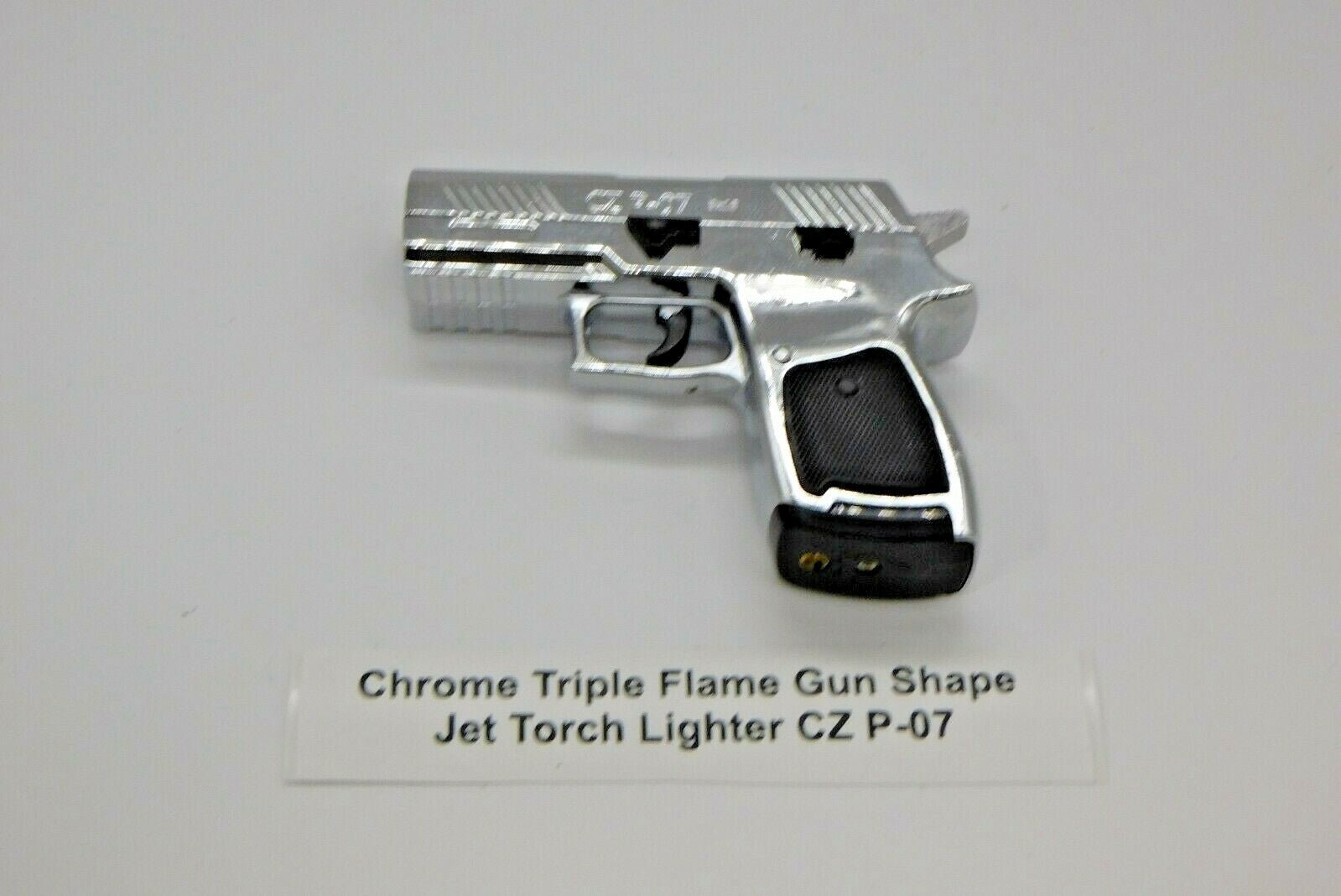 Triple Flame Gun Shape Jet Torch Lighter Choice Of 3 Colors USA Stocked - Lighter Deals USA