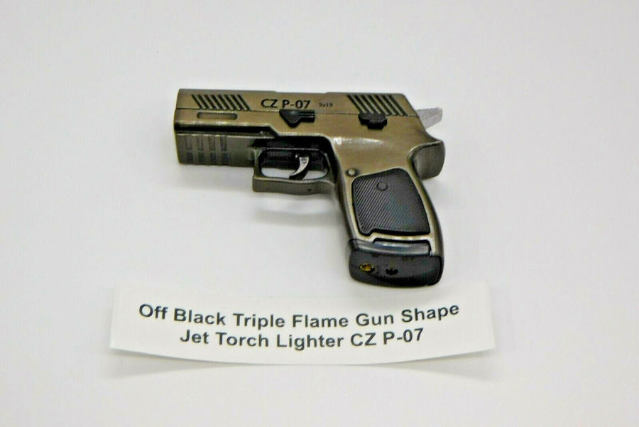 Triple Flame Gun Shape Jet Torch Lighter Choice Of 3 Colors USA Stocked - Lighter Deals USA