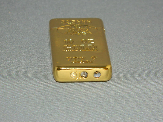 Ultra Thin Gold Bar Shaped Sophisticated Butane Lighter 999.9 USA Stoc - Lighter Deals USA