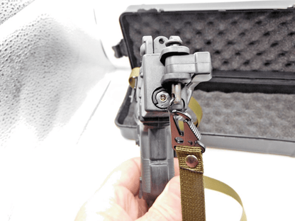 UZI 9mm Submachine Gun Pistol Jet Torch Lighter Combo Terminator Edition - Lighter Deals USA