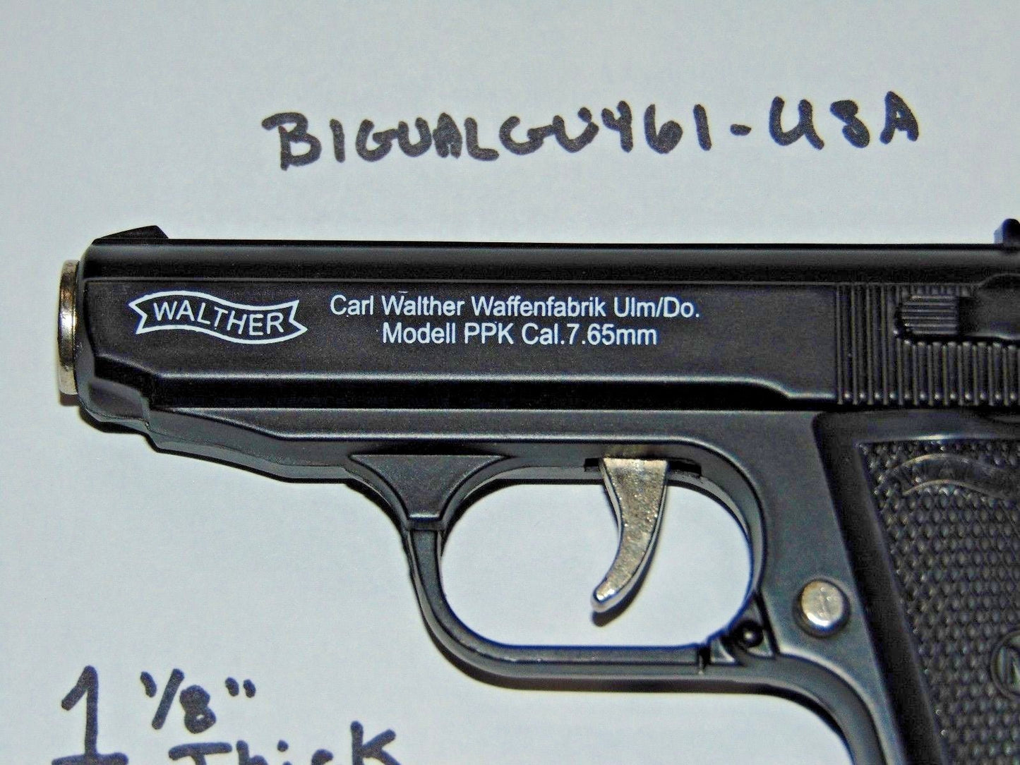 Walther PPK Gun Shape Jet Torch Lighter With Spring Knife Clip USA Sto - Lighter Deals USA