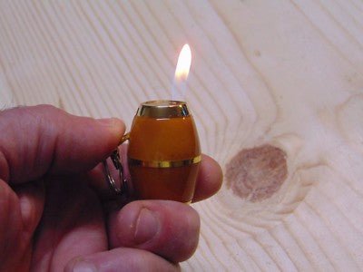 Whiskey Barrel Keg Shaped Butane Lighter With Key Ring Wine Barrel USA - Lighter Deals USA