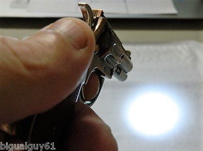Wild West Medium Gun Shape Jet Torch Lighter With White LED Flashlight - Lighter Deals USA